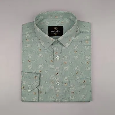 ছেলেদের কটন স্প্যানডেক্স ফরমাল শার্ট (S-XXL)