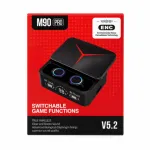 M90 Pro TWS ট্রু ওয়্যারলেস ইয়ারবাডস – Bluetooth 5.3, ENC ও 1200mAh পাওয়ার ব্যাংক চার্জিং কেস