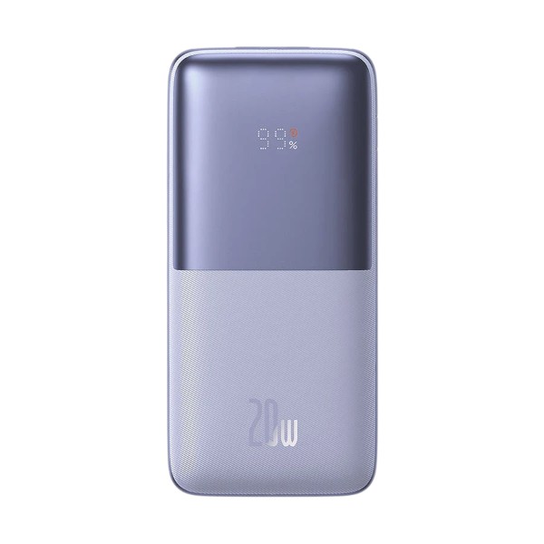 বেসাস প্রো PPBD040205 10000mAh ভায়োলেট 20W ডিজিটাল ডিসপ্লে পাওয়ার ব্যাংক