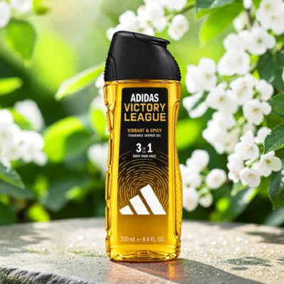 Adidas Victory League Vibrant & Spicy 3 ইন 1 ফ্রেগ্রেন্স শাওয়ার জেল 400ml