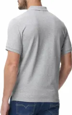 ছেলেদের সলিড কটন হাফ স্লিভ পোলো শার্ট 200 GSM, সাইজ XL