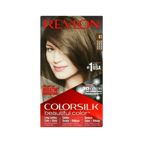 Revlon ColorSilk হেয়ার কালার - 41 Medium Brown (মাঝারি বাদামি)