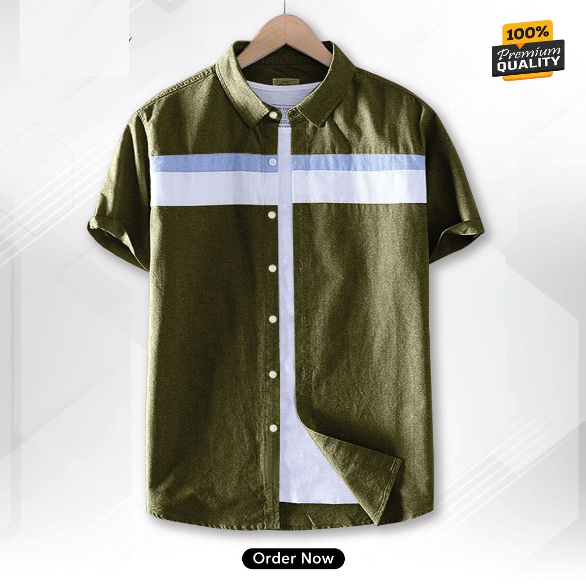 Men's Half Sleeve Oxford Cotton Shirt, Sizes M to XXL