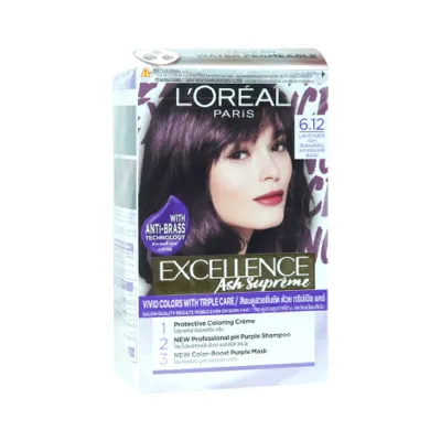 L'Oreal Excellence হেয়ার কালার 6.12 ল্যাভেন্ডার অ্যাশ