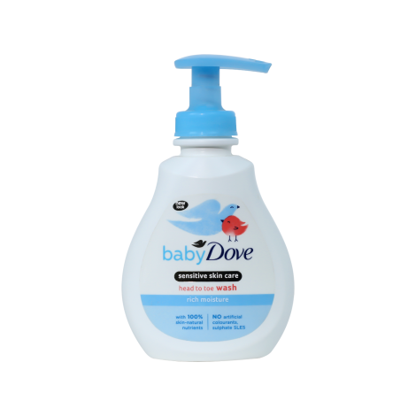 Dove Baby Rich Moisture Head to Toe Wash 200ml (Poland)