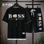Men's P.P Jersey T-Shirt and Three Quarter Pants Combo, 3 Colours