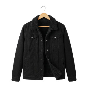 Premium Denim Sherpa Lined Jacket