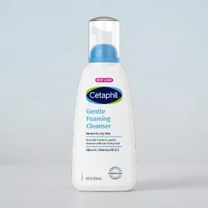 Cetaphil জেন্টল ফোমিং ক্লিনজার, নরমাল থেকে ড্রাই সেনসিটিভ স্কিন 237 মিলি