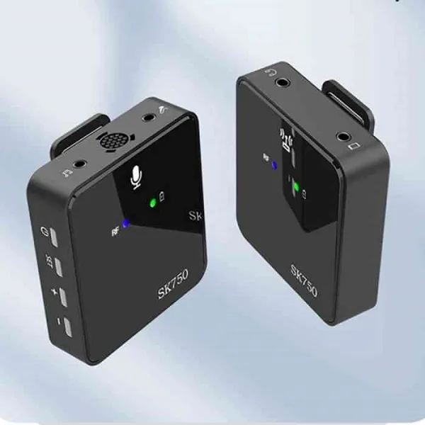 SK750 ডুয়াল ওয়্যারলেস লেপেল মাইক্রোফোন