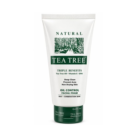 Natural Tea Tree Oil Control Facial Faom 140g (Thailand)