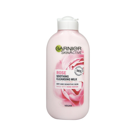 Garnier Rose Soothing Cleansing Milk For Dry & Sensitive Skin 200ml (Poland)