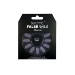 Technic Almond ফলস নেইল 24 পিস - Matte Grey