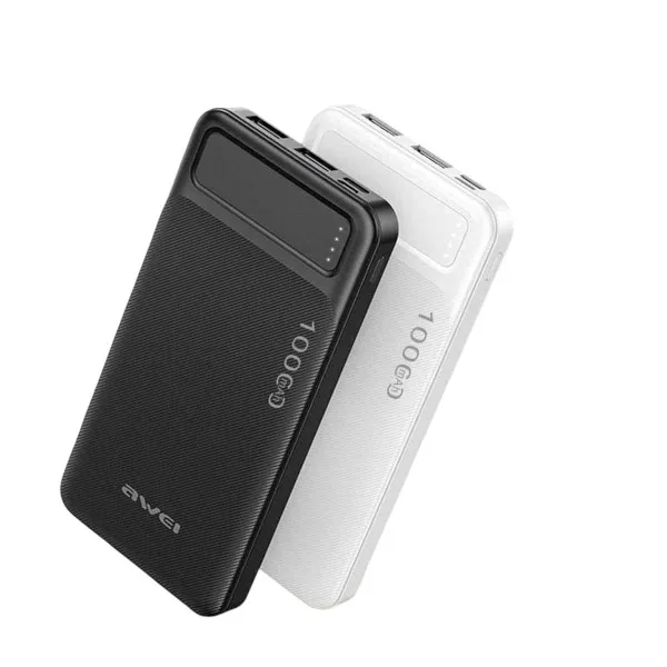 Awei P5K 10000mAh পাওয়ার ব্যাংক, ডুয়াল USB পোর্ট