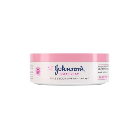 Johnson's Soft ফেস ও বডি ক্রিম 200ml