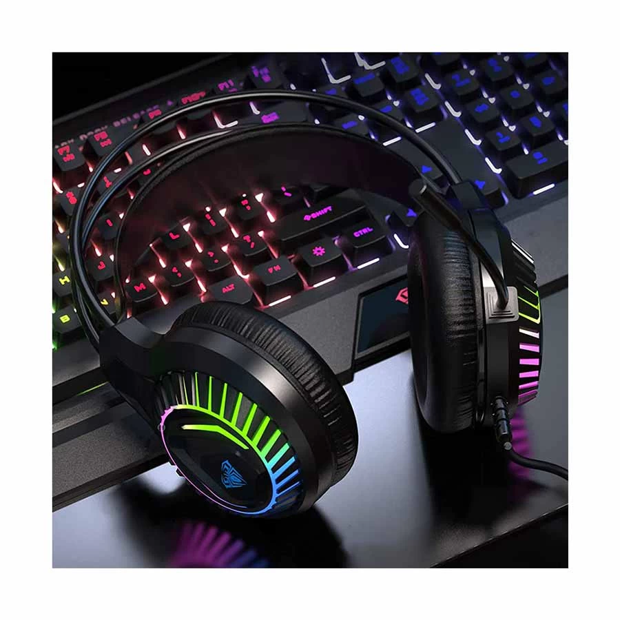 Aula T650 RGB Gaming Keyboard, Mouse, Mouse Pad & Headphone Combo