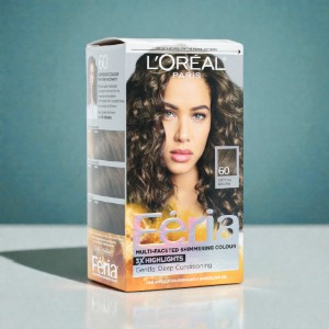 L'Oreal Feria মাল্টি-ফেসেটেড শিমারিং হেয়ার কালার 60 Crystal Brown