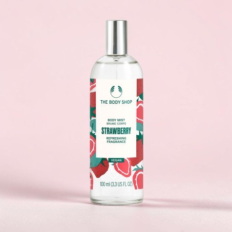 The Body Shop Strawberry Refreshing Fragrance Body Mist 100ml (Italy)