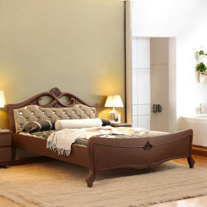 Juliana Wooden King Bed