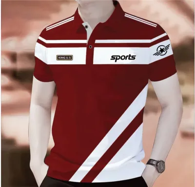 Men's Half Sleeve Cotton Polo Shirt, Size XL, 5 Colours