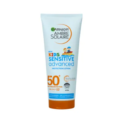 Garnier Amber Solaire Kids সেনসিটিভ অ্যাডভান্সড প্রোটেকশন সানস্ক্রিন লোশন SPF50+ 200ml
