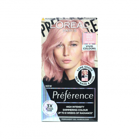 L'Oreal Preference হেয়ার কালার - 9.213 Rose Gold