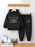 ইনফ্যান্ট ও বাচ্চাদের DTF প্রিন্ট হুডি সেট, 9 সাইজ