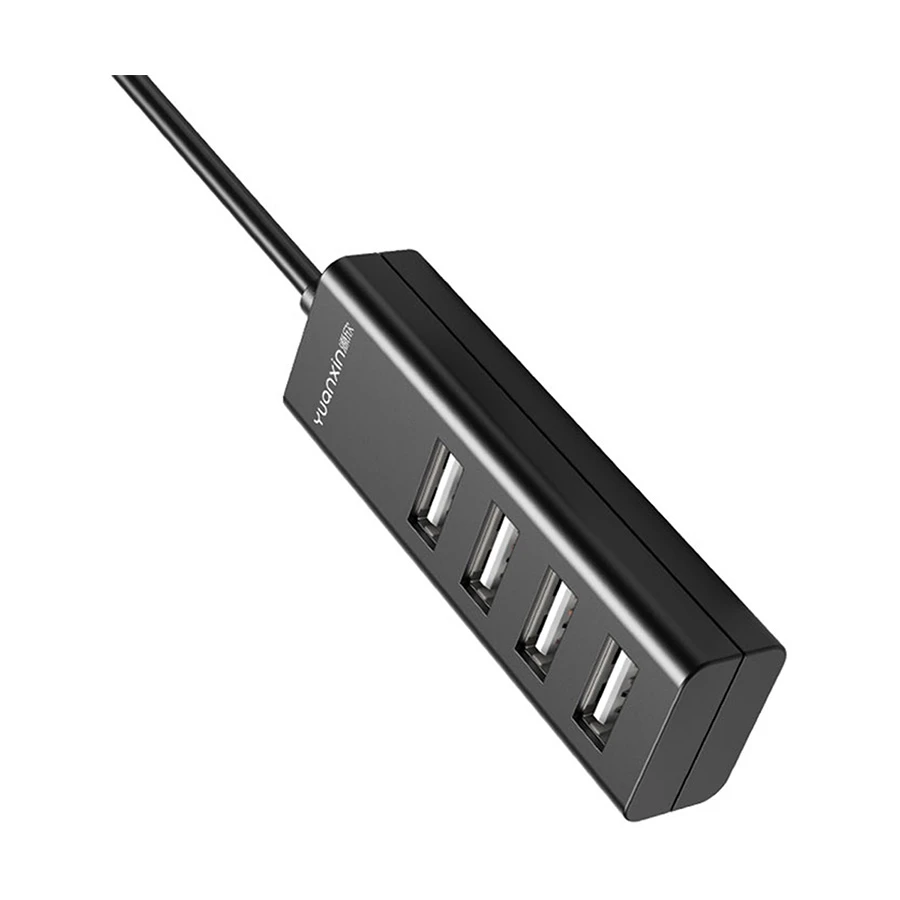 Yuanxin X-2328T Type-C to 4-Port USB Hub Black