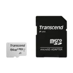 Transcend 64GB Micro SD UHS-I U1 মেমোরি কার্ড (অ্যাডাপ্টারসহ)