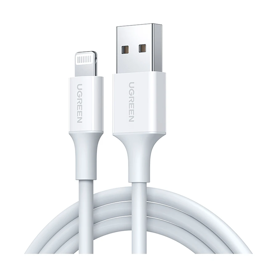 UGREEN US155 20728 USB-A to Lightning 1 Meter White Data Cable