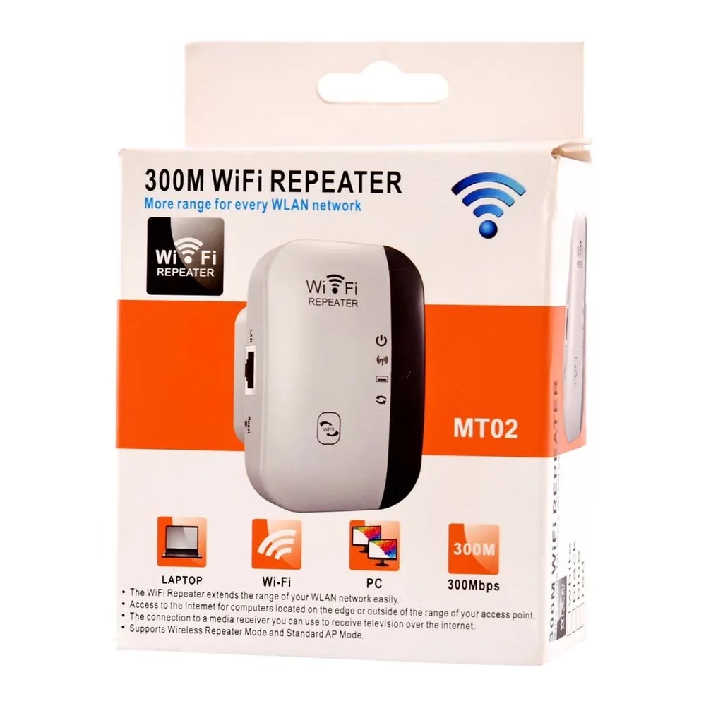 300Mbps WiFi Repeater Wireless-N 802.11 AP Router Extender Signal Booster Range