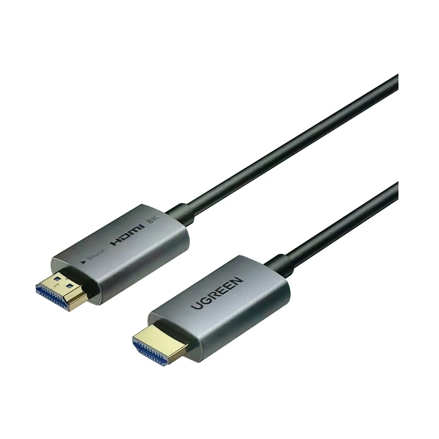 UGREEN HD183 55509 HDMI 2.1 Fiber Optic Cable, 40 Meter, Gray