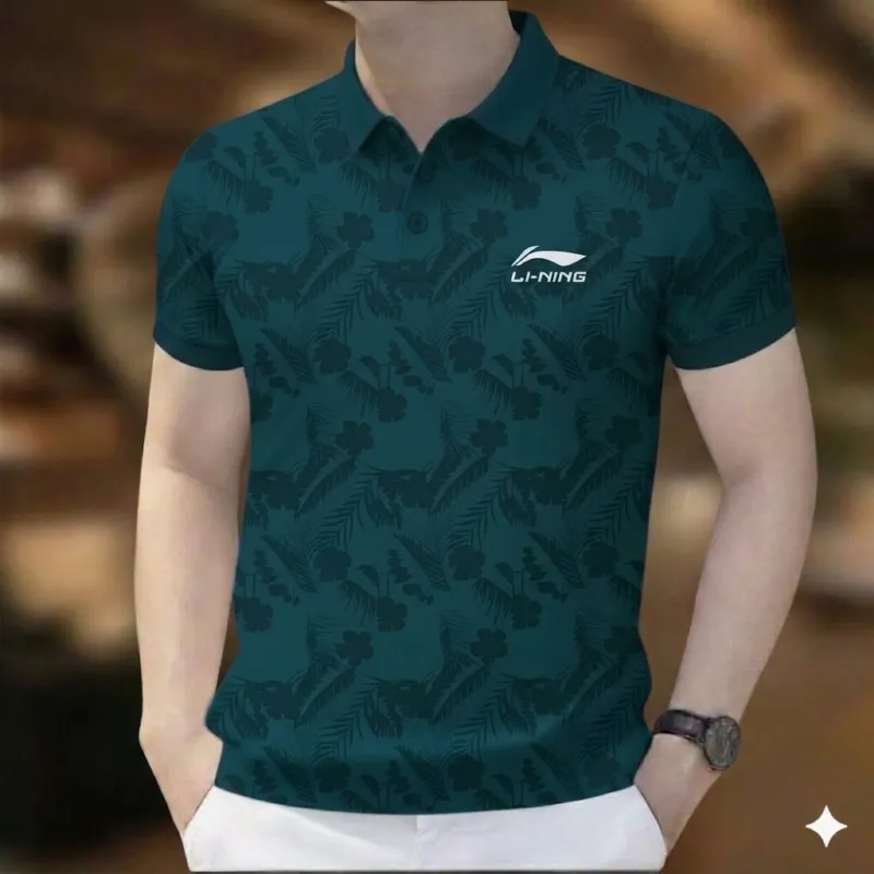 Men's Cotton Polo Shirt, Half Sleeve, Sizes L and XL, 4 Colours