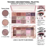 Technic Unconditional প্রেসড পিগমেন্ট আইশ্যাডো প্যালেট 30g
