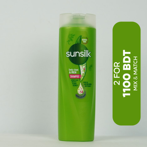 Sunsilk Lively Clean & Fresh Shampoo 300ml (Thailand)
