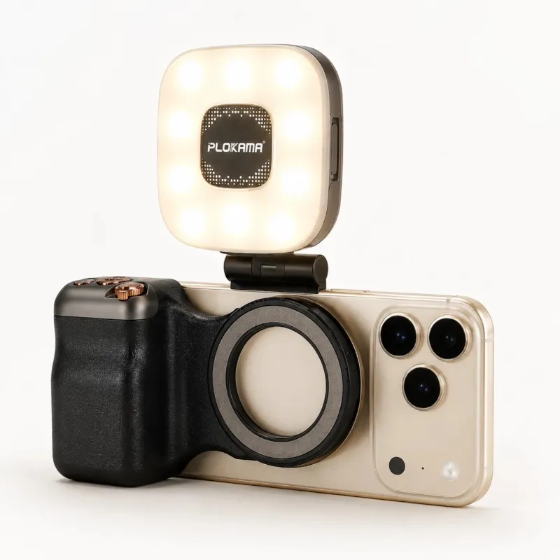 Plokama MG-50 Pro ম্যাগনেটিক সেলফি স্টিক, LED ফিল লাইট ও রিমোটসহ