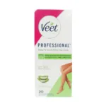 Veet Professional রেডি-টু-ইউজ Aloe Vera ফুল বডি ওয়াক্স স্ট্রিপ 20টি