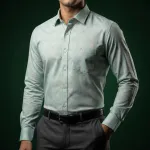 ছেলেদের কটন স্প্যানডেক্স ফরমাল শার্ট (S-XXL)