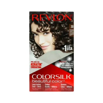 Revlon কালারসিল্ক হেয়ার কালার - 30 Dark Brown