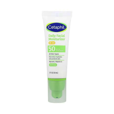 Cetaphil Daily Facial ময়েশ্চারাইজার সানস্ক্রিন SPF 50+ 50ml