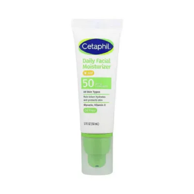 Cetaphil Daily Facial ময়েশ্চারাইজার সানস্ক্রিন SPF 50+ 50ml