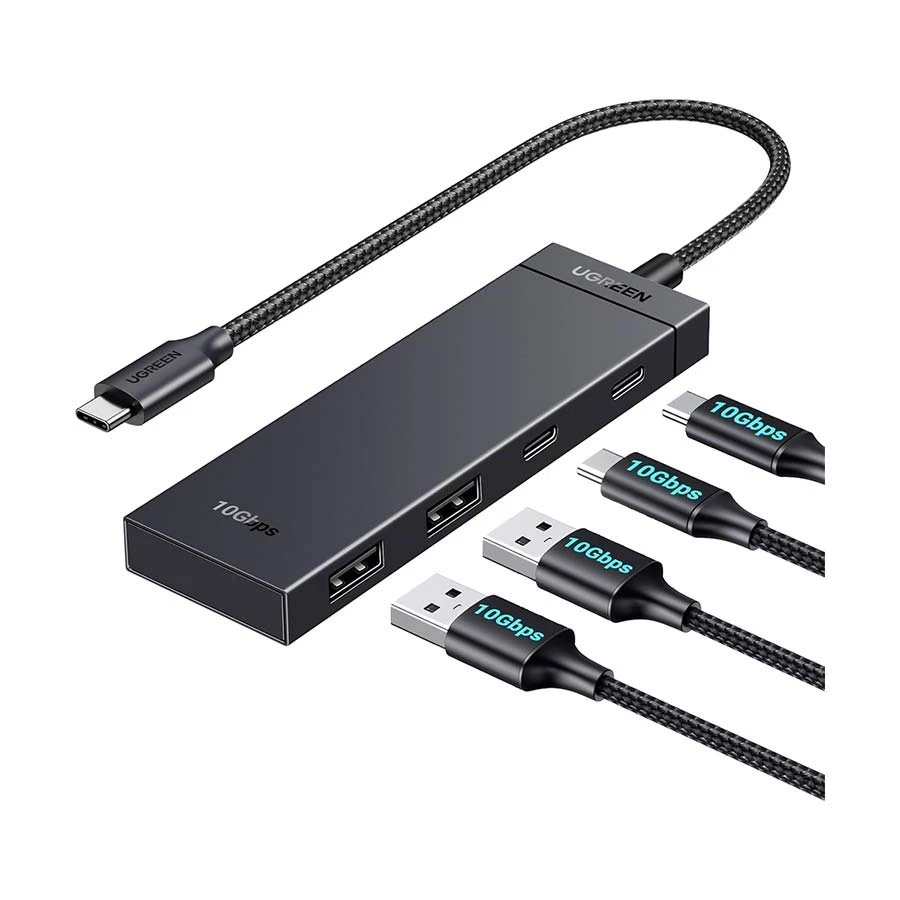 UGREEN CM806 35583 USB-C to Dual USB and Dual Type-C Hub Black