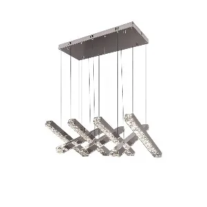 Qulik মডার্ন ডেকোরেটিভ ক্রিস ক্রস LED সিলিং লাইট (QL-31224-800-250)
