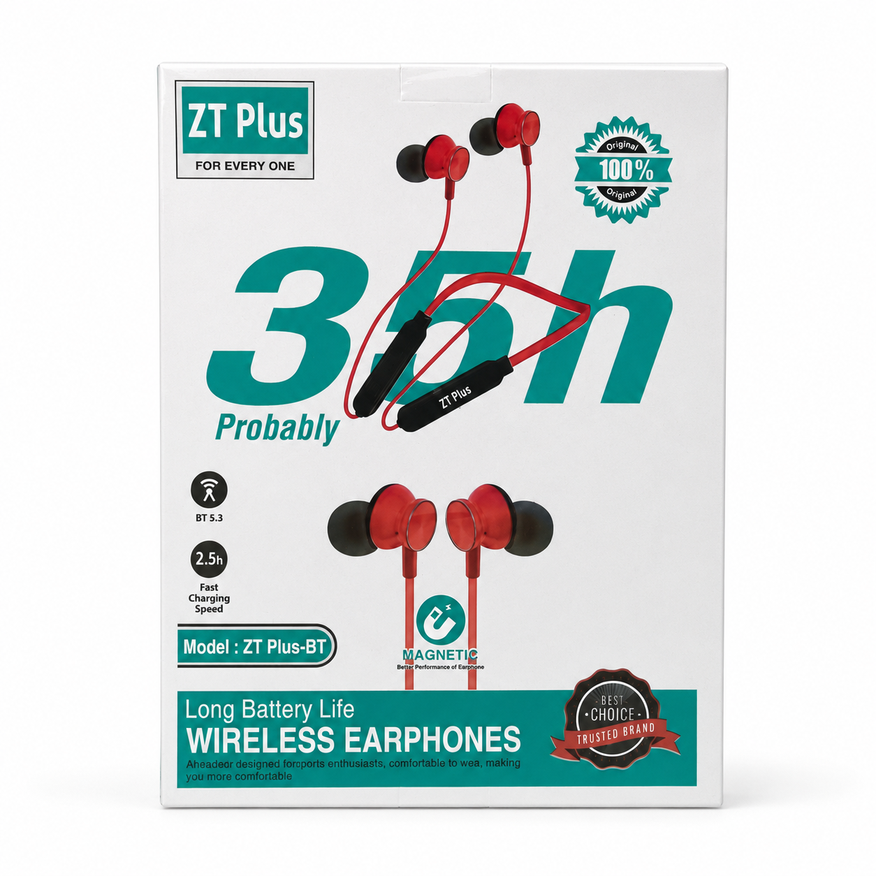 ZT Plus BT ওয়্যারলেস নেকব্যান্ড 35H