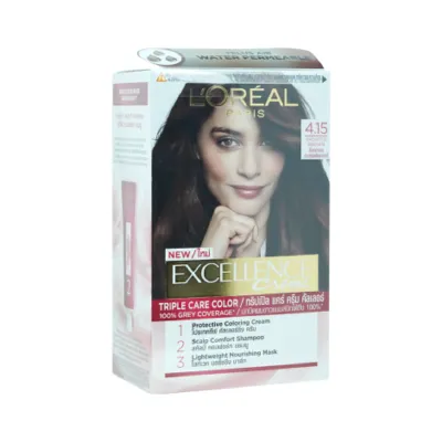L'Oreal Excellence হেয়ার কালার ক্রিম 4.15 ফ্রস্টেড ব্রাউন