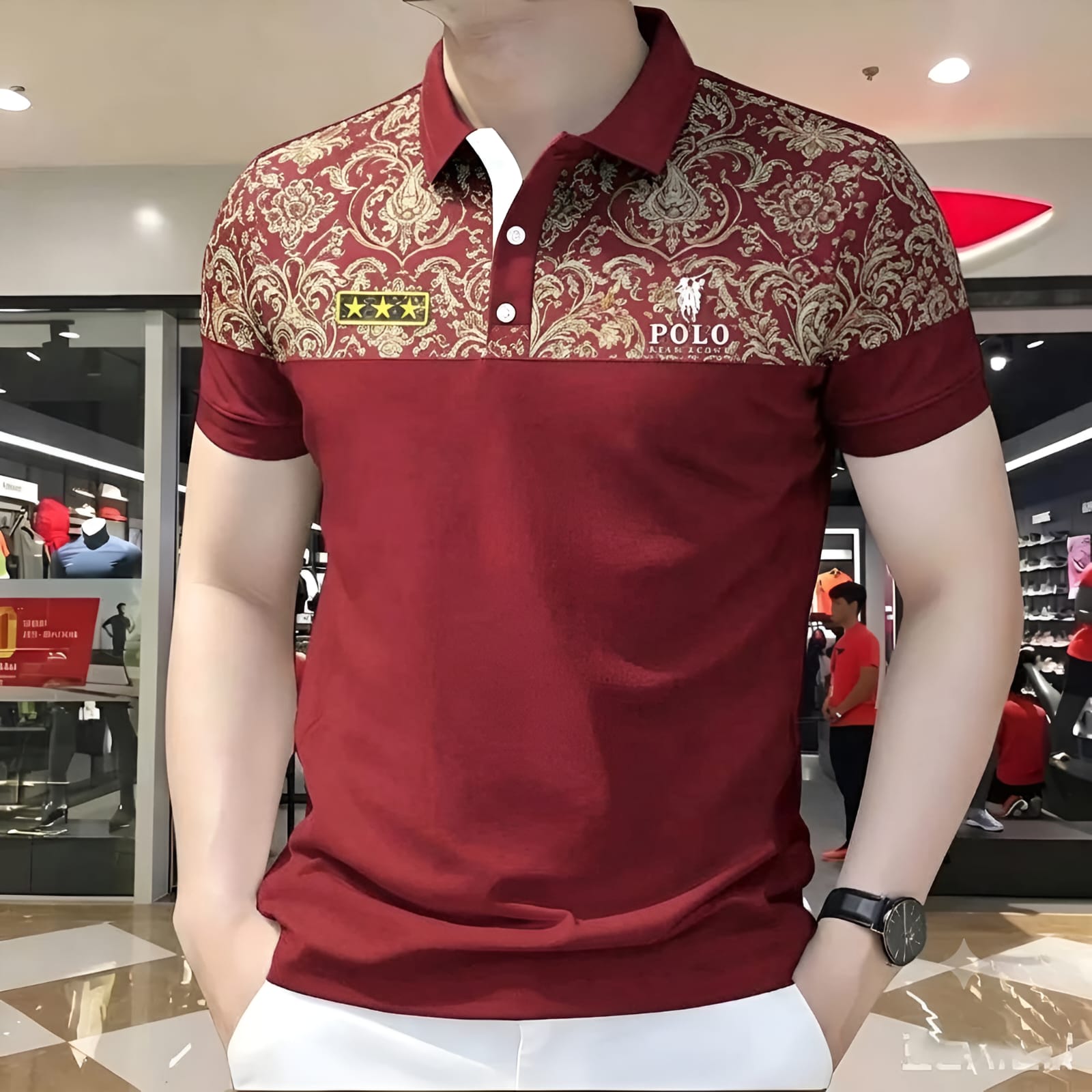 Men's Cotton Half Sleeve Polo Shirt, 200 GSM, 4 Colours