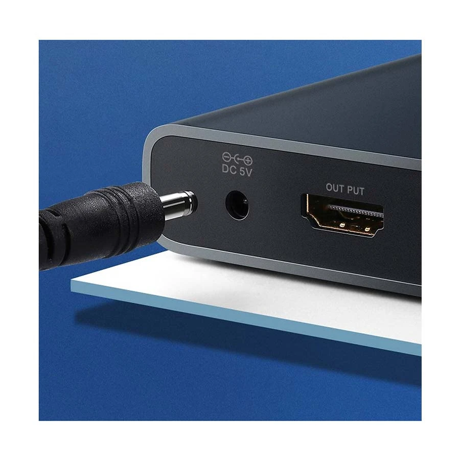 UGREEN CM201 50745EU 4 In 1 Out HDMI Quad Multi Viewer, Black