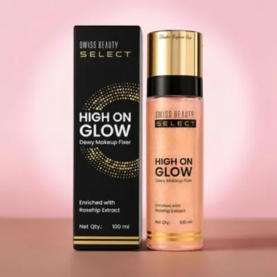 Swiss Beauty Select High On Glow ডিউই মেকআপ ফিক্সার 100ml