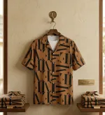 Men's Digital Print Half Sleeve Shirt, Sizes M, XL and XXL