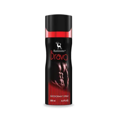 Ramsons Bravo ডিওডোরেন্ট স্প্রে (পুরুষদের জন্য) 200ml