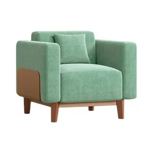 Regal Vienna কাঠের সিঙ্গেল সোফা SSC-367-3-1-20 (ফ্যাব্রিক 2140)